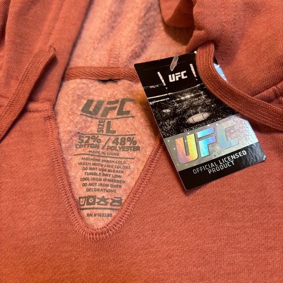 UFC California Hoodie, Dusty Rose, Size Large - Picture 3 of 9